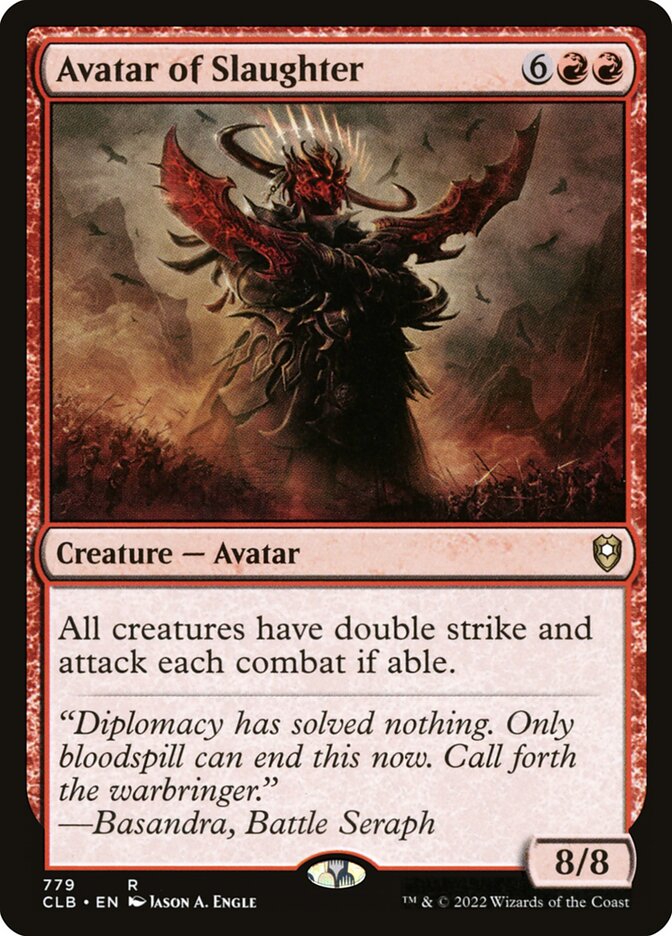 Avatar of Slaughter 779 (Commander Legends: Battle for Baldur's Gate)  | Good Games Cannington