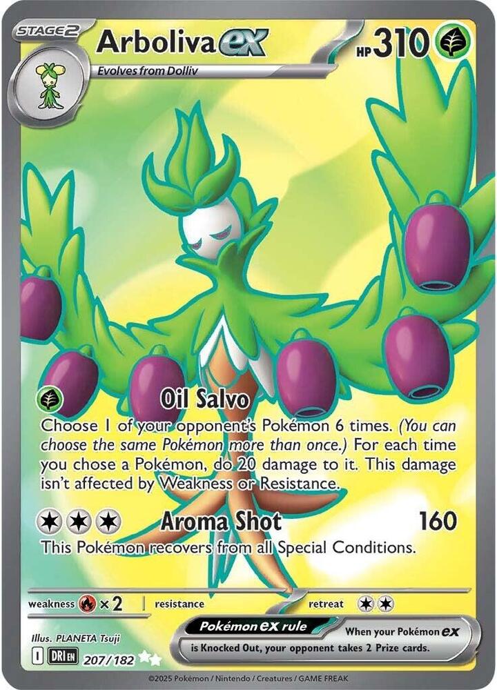 Arboliva ex 207/182 (SV10: Destined Rivals)  - Holofoil | Good Games Cannington