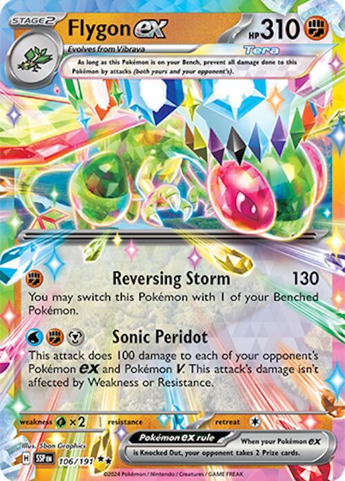 Flygon ex 106/191 (SV08: Surging Sparks)  - Holofoil | Good Games Cannington