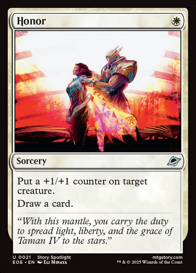 Honor 21 (Edge of Eternities)  - Foil | Good Games Cannington