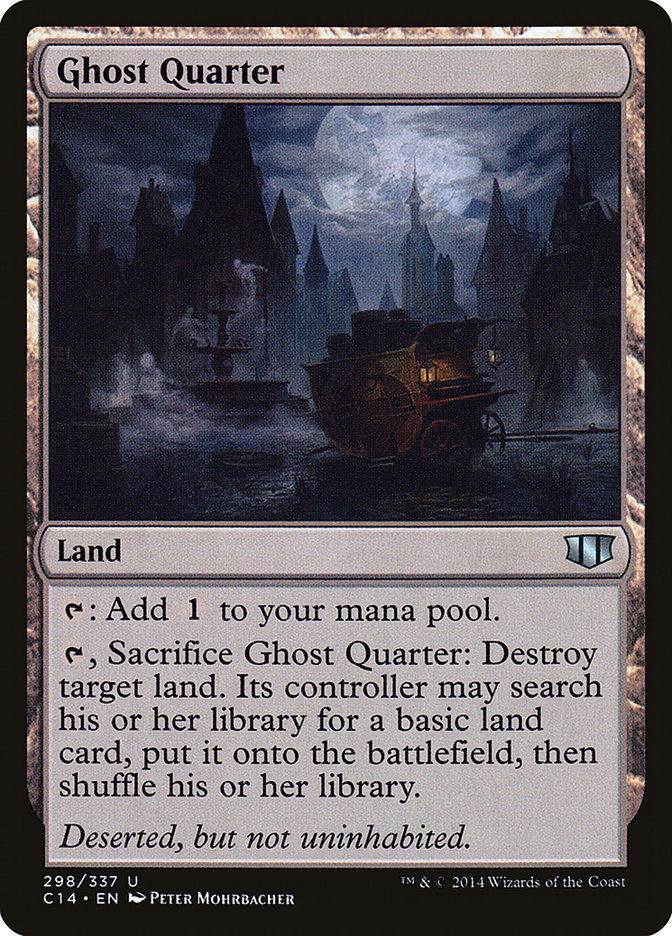 Ghost Quarter 298/337 (Commander 2014)  | Good Games Cannington