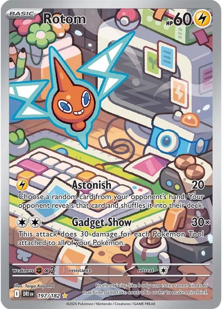 Rotom 197/182 (SV10: Destined Rivals)  - Holofoil | Good Games Cannington