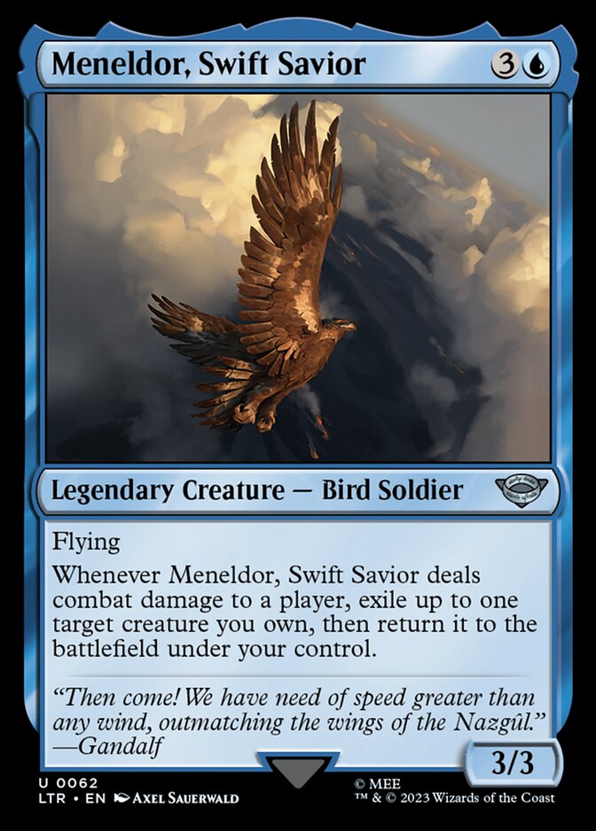 Meneldor, Swift Savior 62 (Universes Beyond: The Lord of the Rings: Tales of Middle-earth)  | Good Games Cannington