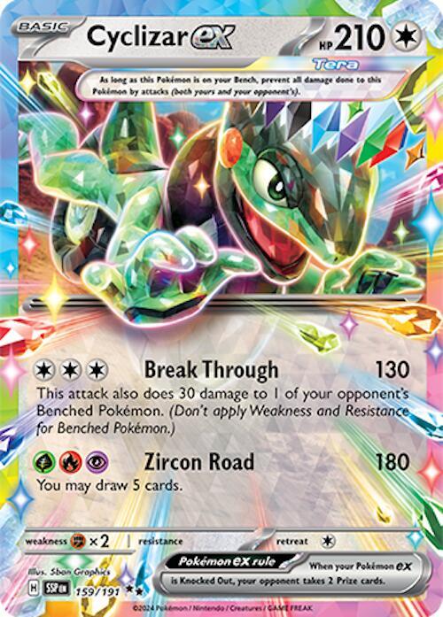 Cyclizar ex 159/191 (SV08: Surging Sparks)  - Holofoil | Good Games Cannington