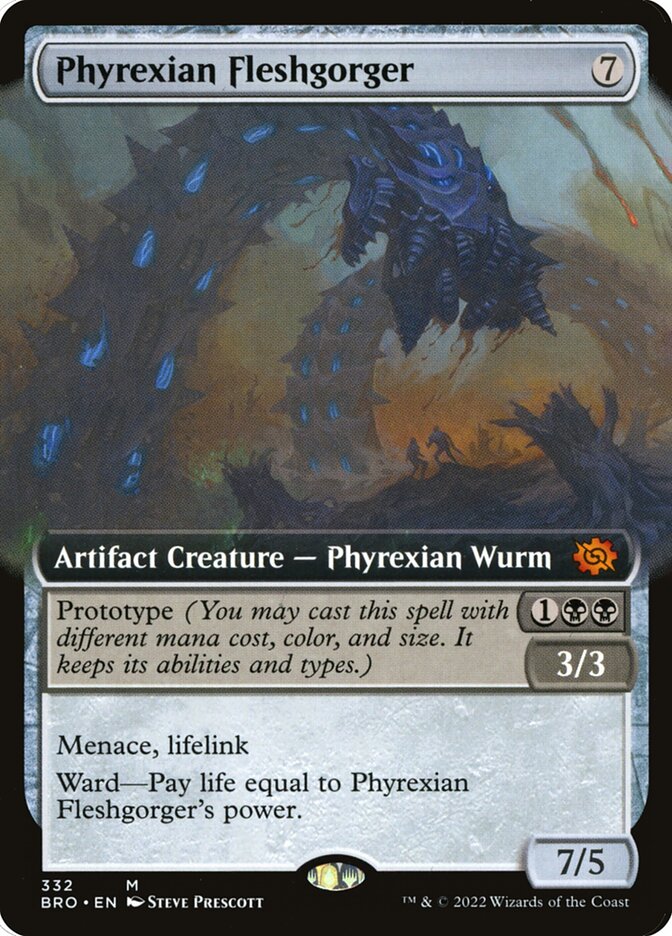 Phyrexian Fleshgorger 332 (The Brothers' War)  | Good Games Cannington