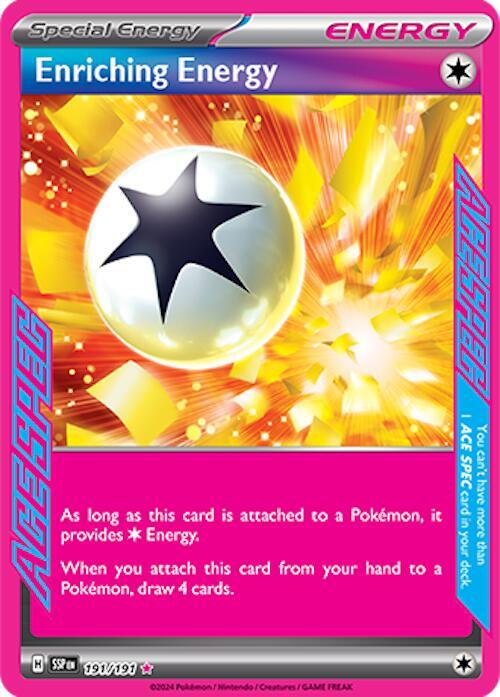Enriching Energy 191/191 (SV08: Surging Sparks)  - Holofoil | Good Games Cannington