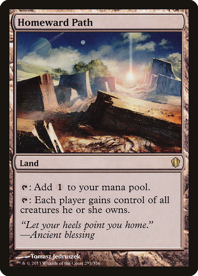 Homeward Path 295/356 (Commander 2013)  | Good Games Cannington