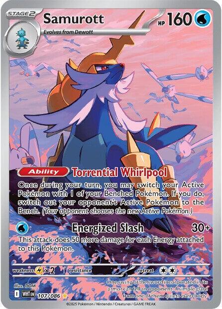 Samurott 107/086 (SV: White Flare)  - Holofoil | Good Games Cannington