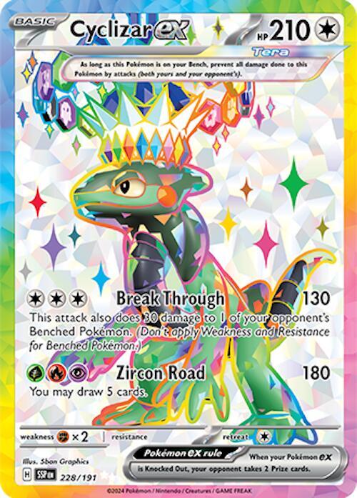 Cyclizar ex 228/191 (SV08: Surging Sparks)  - Holofoil | Good Games Cannington