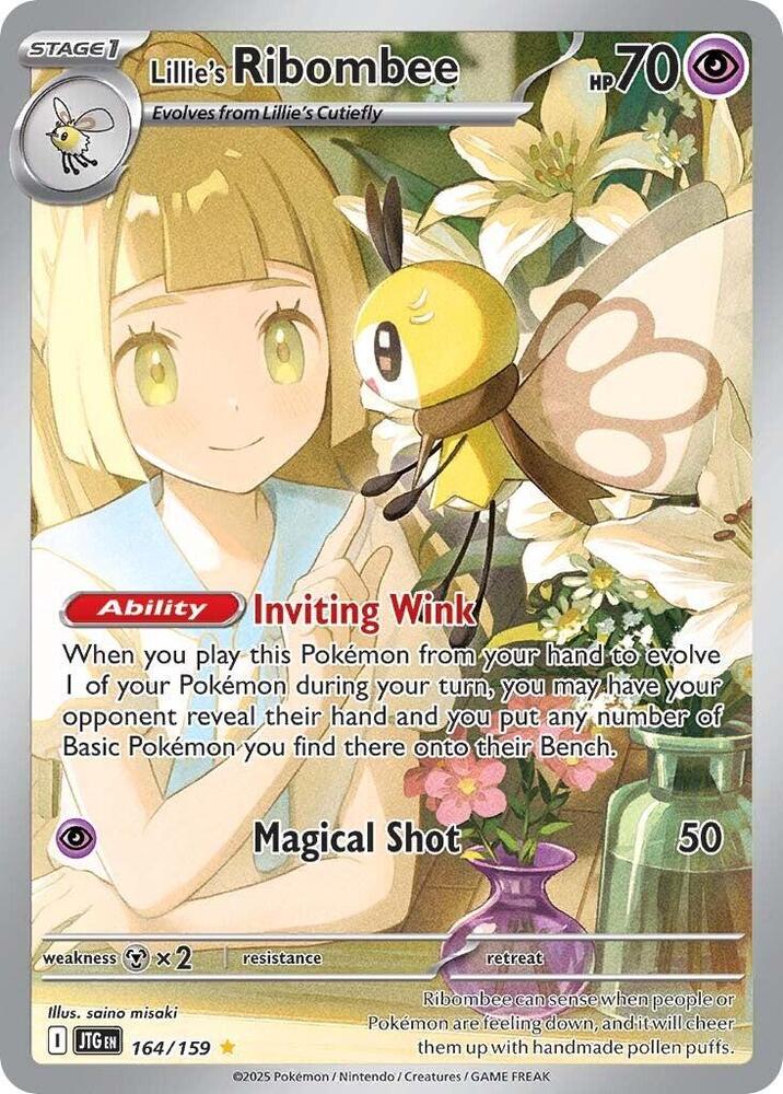 Lillies Ribombee 164 159 164/159 (SV09: Journey Together)  - Holofoil | Good Games Cannington