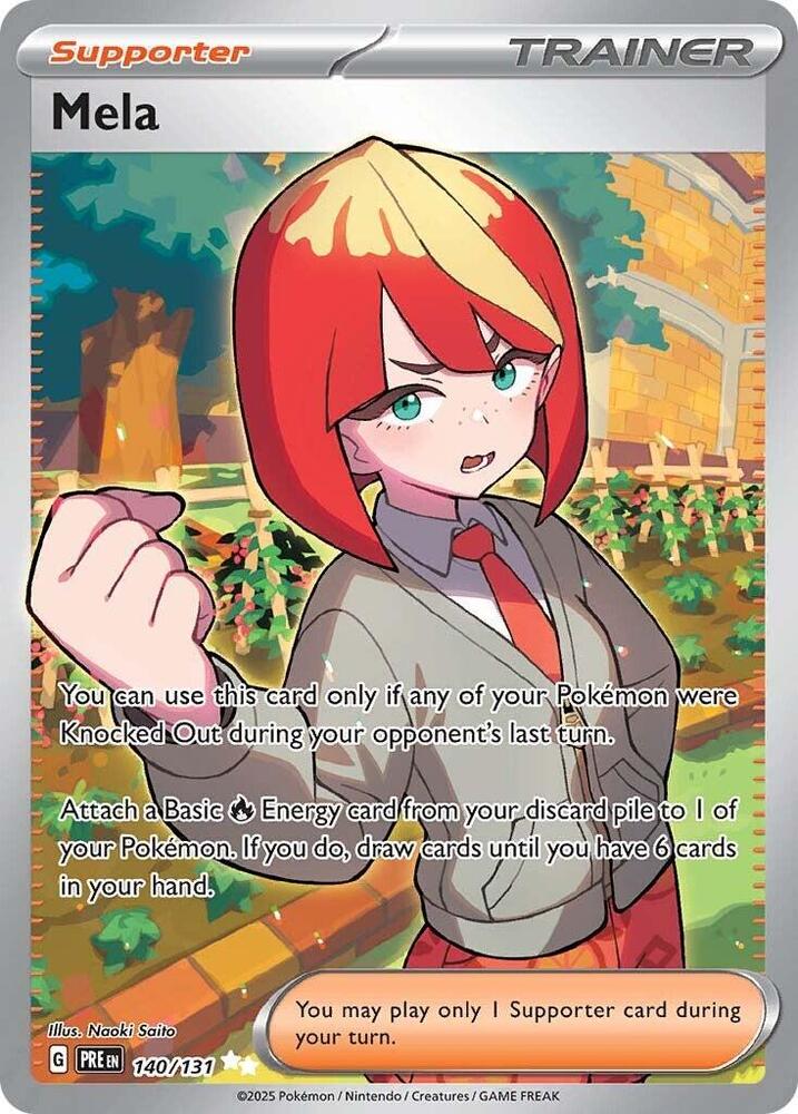 Mela 140/131 (SV: Prismatic Evolutions)  - Holofoil | Good Games Cannington