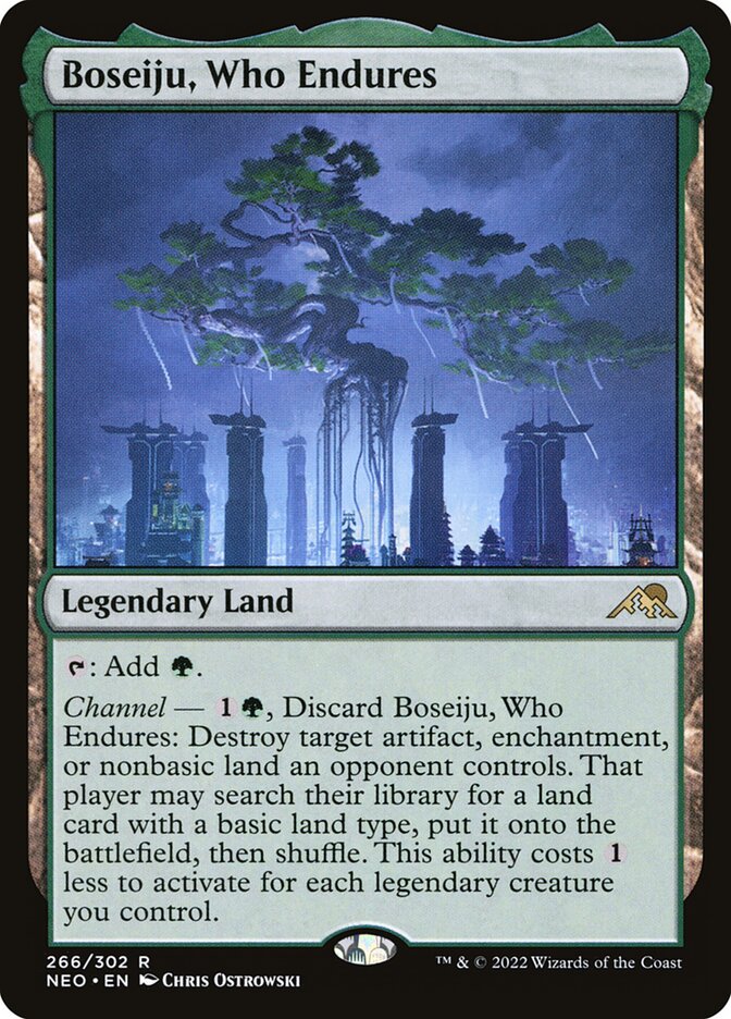 Boseiju, Who Endures 266/302 (Kamigawa: Neon Dynasty)  | Good Games Cannington