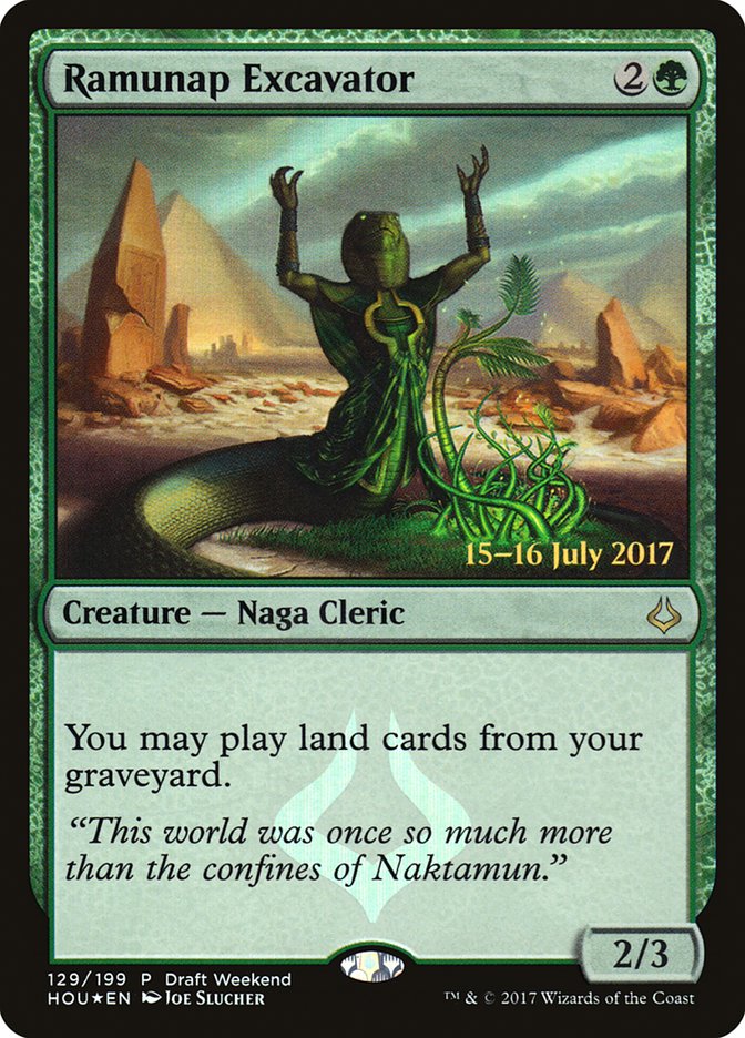 Ramunap Excavator Draft Weekend 129 (Launch Party & Release Event Promos)  - Foil | Good Games Cannington