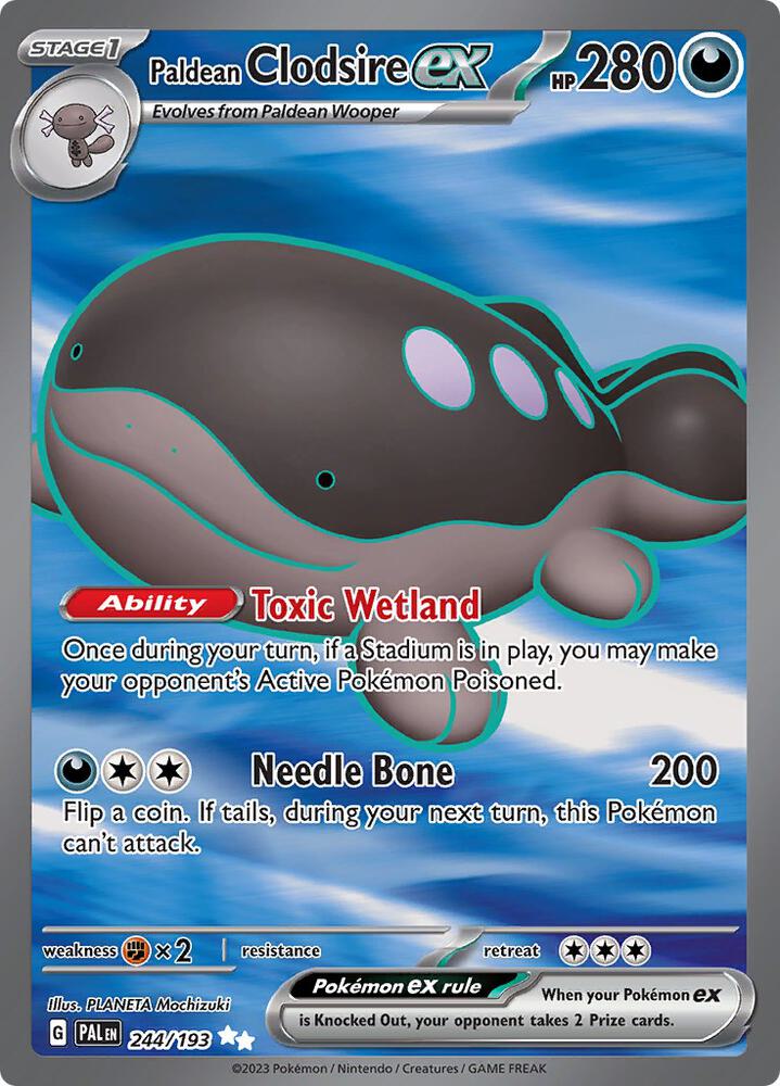 Paldean Clodsire ex 244 193 244/193 (SV02: Paldea Evolved)  - Holofoil | Good Games Cannington