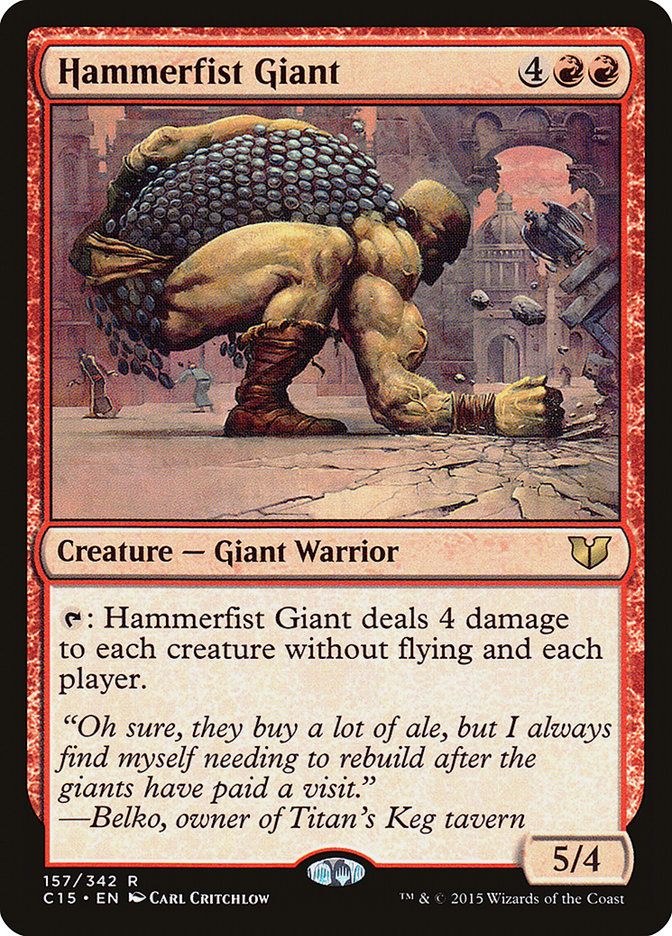 Hammerfist Giant 157/342 (Commander 2015)  | Good Games Cannington