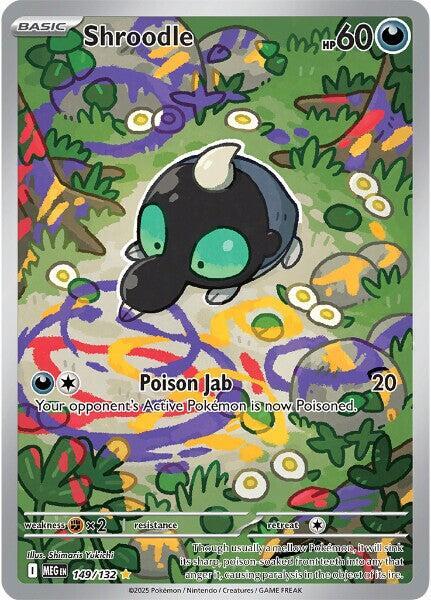 Shroodle 149/132 (ME01: Mega Evolution)  - Holofoil | Good Games Cannington