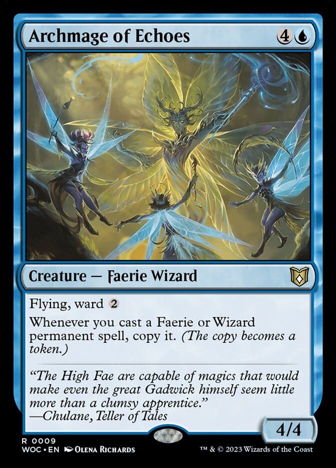 Archmage of Echoes 9 (Commander: Wilds of Eldraine)  | Good Games Cannington