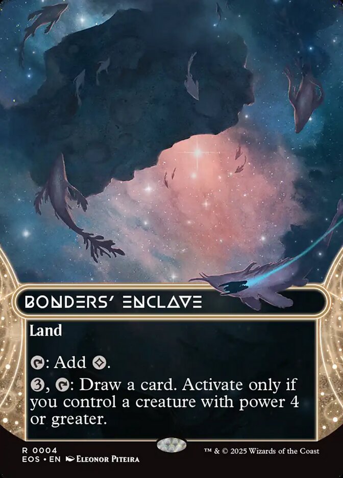 Bonders' Enclave 4 (Edge of Eternities: Stellar Sights)  - Borderless Foil | Good Games Cannington