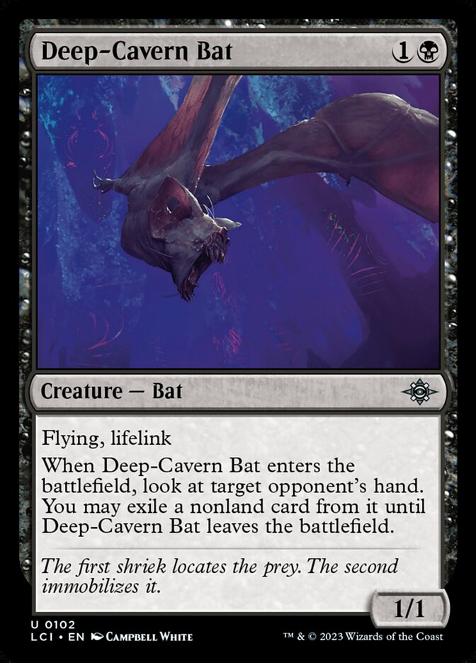 Deep Cavern Bat 102 (The Lost Caverns of Ixalan)  | Good Games Cannington