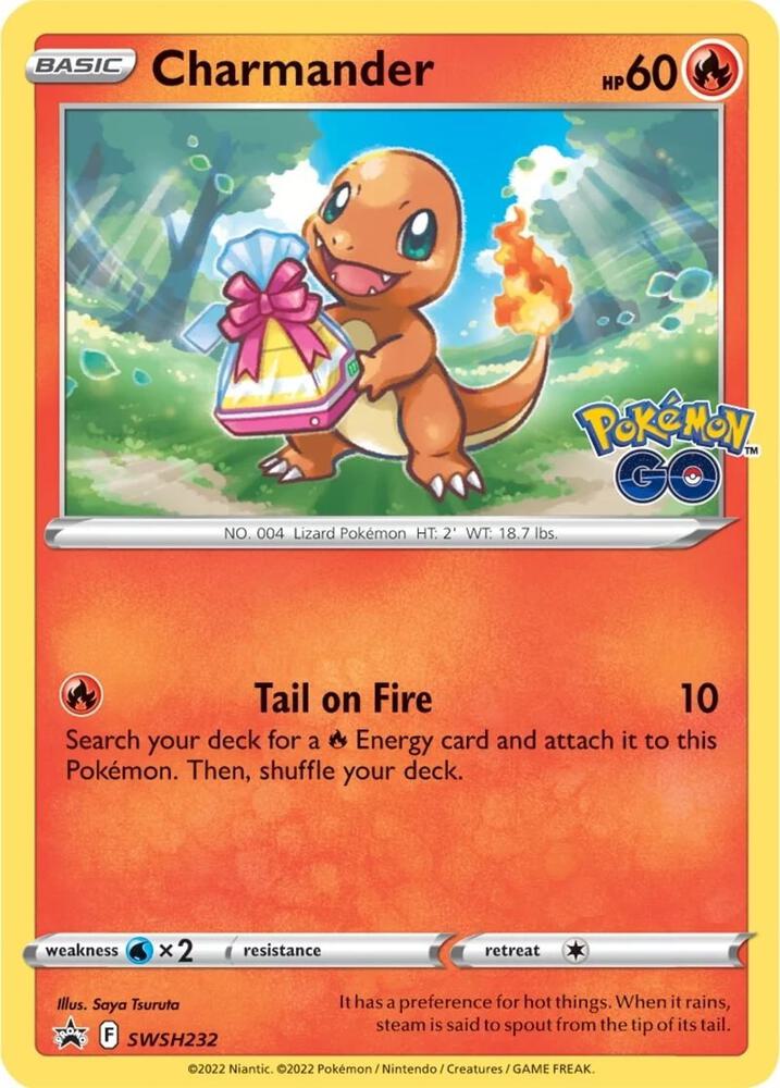 Charmander SWSH232 (SWSH: Sword & Shield Promo Cards)  - Holofoil | Good Games Cannington