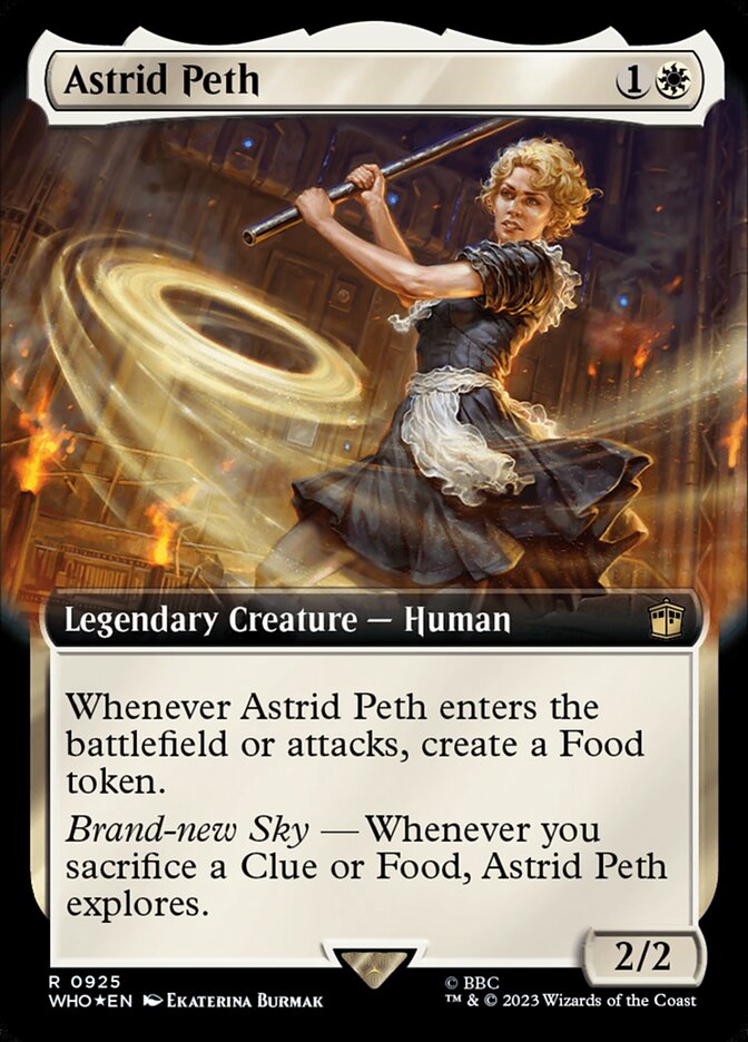 Astrid Peth 925/331 (Universes Beyond: Doctor Who)  - Extended Art Surge Foil | Good Games Cannington