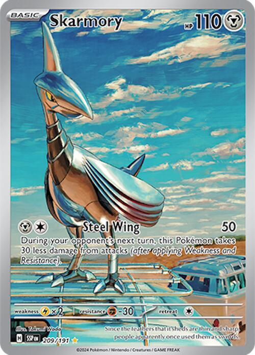 Skarmory 209 191 209/191 (SV08: Surging Sparks)  - Holofoil | Good Games Cannington
