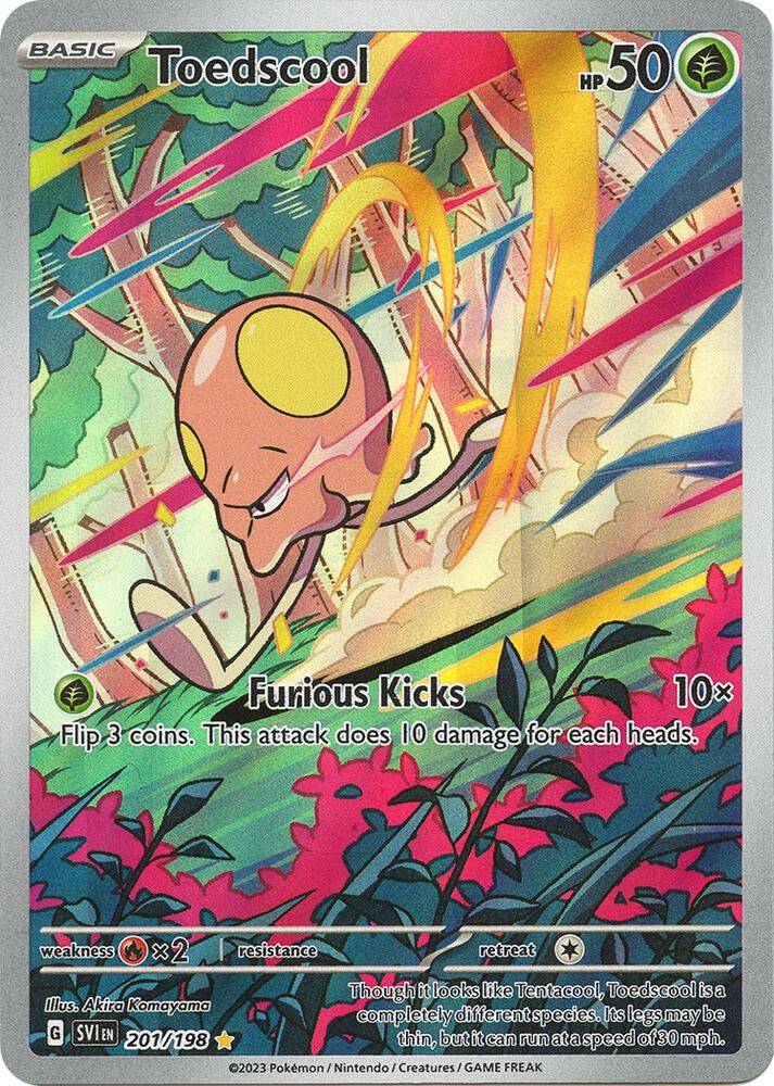 Toedscool 201/198 (SV01: Scarlet & Violet Base Set)  - Holofoil | Good Games Cannington
