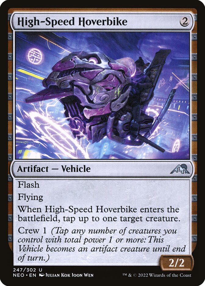 High-Speed Hoverbike 247/302 (Kamigawa: Neon Dynasty)  | Good Games Cannington