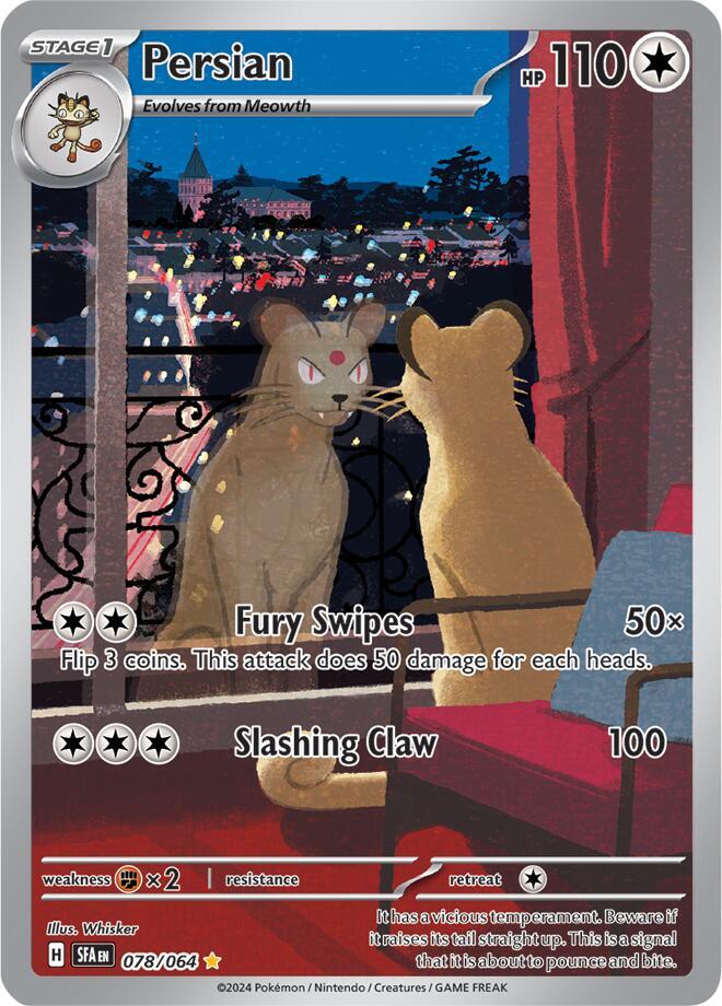 Persian 078/064 (SV: Shrouded Fable)  - Holofoil | Good Games Cannington