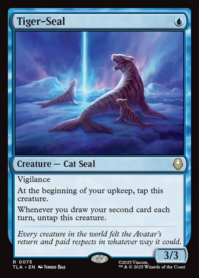 Tiger Seal 75 (Avatar: The Last Airbender)  - Foil | Good Games Cannington
