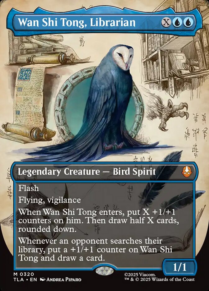 Wan Shi Tong, Librarian  320 (Avatar: The Last Airbender)  - Borderless Foil | Good Games Cannington