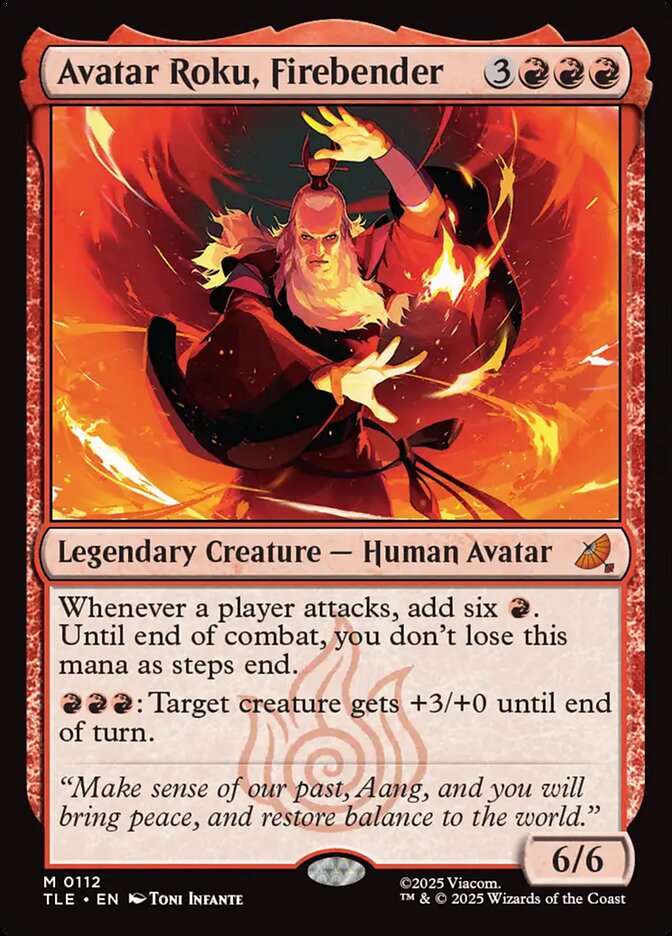 Avatar Roku, Firebender 112 (Avatar: The Last Airbender: Eternal-Legal)  | Good Games Cannington