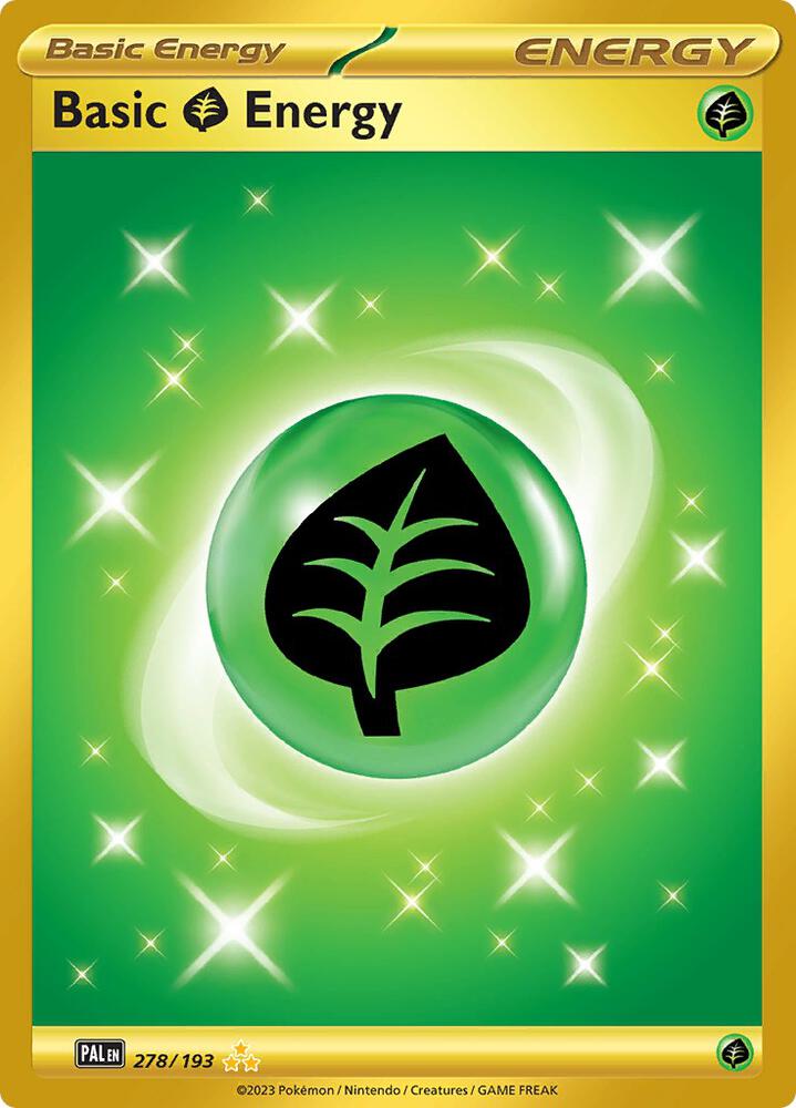 Basic Grass Energy 278/193 (SV02: Paldea Evolved)  - Holofoil | Good Games Cannington