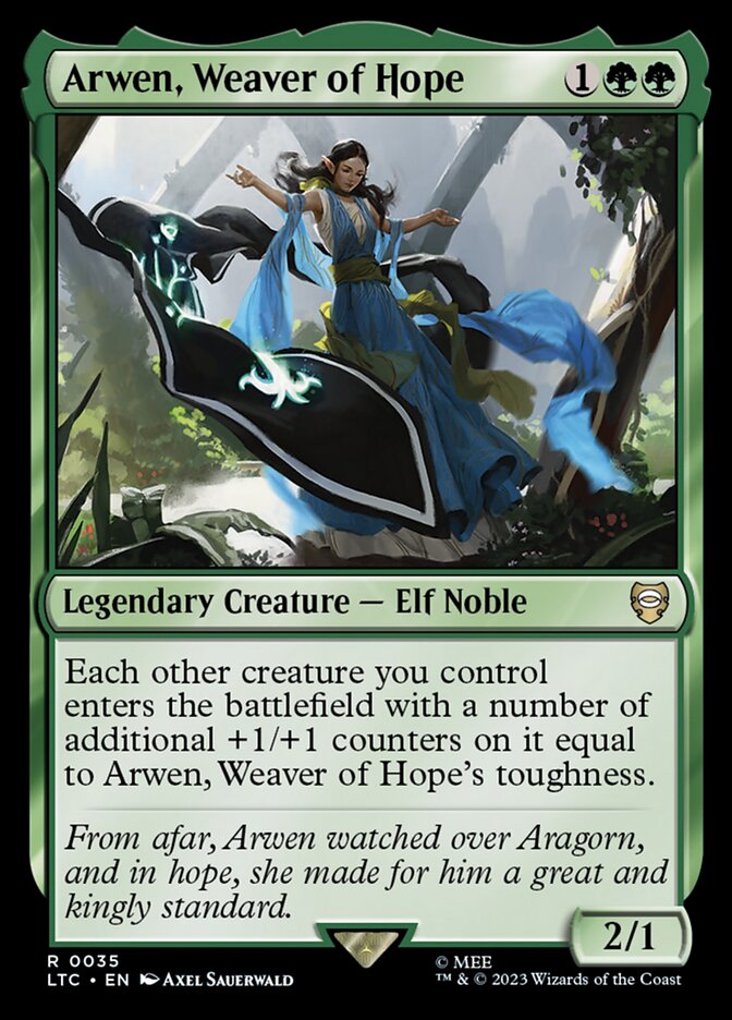 Arwen, Weaver of Hope 35 (Commander: The Lord of the Rings: Tales of Middle-earth)  | Good Games Cannington