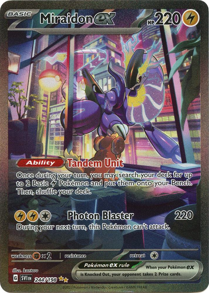 Miraidon ex 244/198 (SV01: Scarlet & Violet Base Set)  - Holofoil | Good Games Cannington