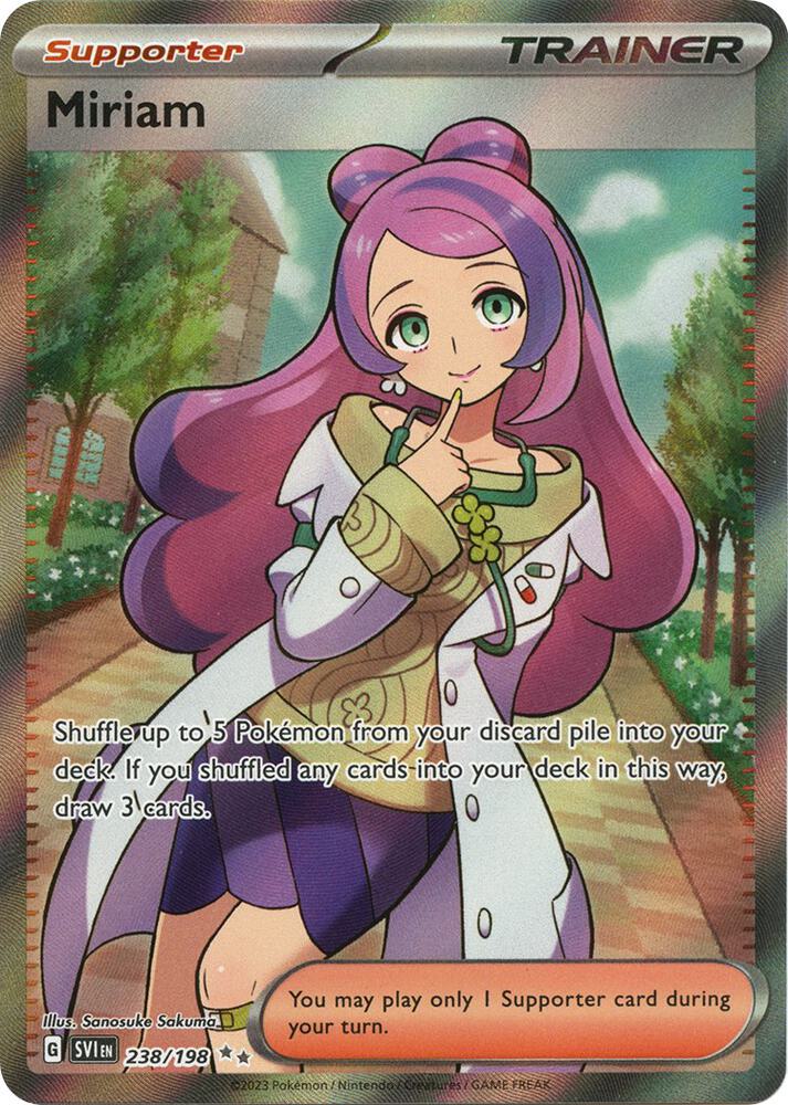 Miriam 238/198 (SV01: Scarlet & Violet Base Set)  - Holofoil | Good Games Cannington