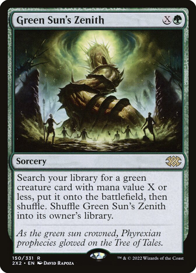 Green Sun's Zenith 150/331 (Double Masters 2022)  | Good Games Cannington