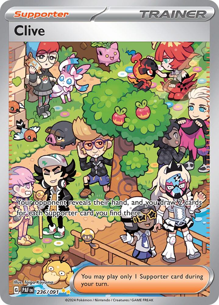 Clive 236/091 (SV: Paldean Fates)  - Holofoil | Good Games Cannington