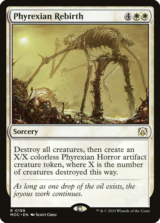 Phyrexian Rebirth 199/444 (Commander: March of the Machine)  | Good Games Cannington