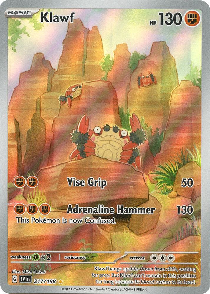 Klawf 217/198 (SV01: Scarlet & Violet Base Set)  - Holofoil | Good Games Cannington