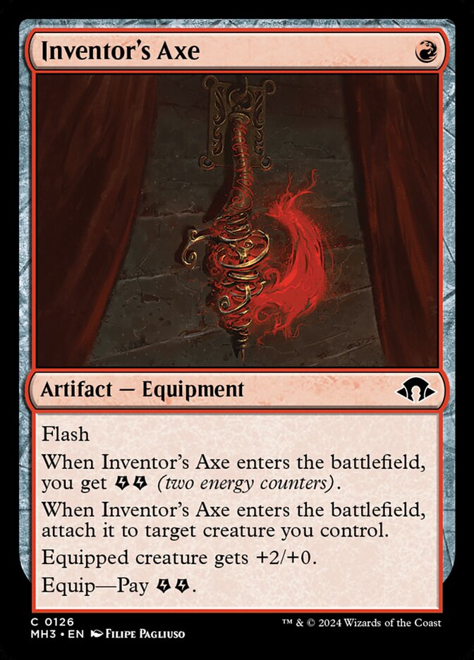 Inventor's Axe 126 (Modern Horizons 3)  | Good Games Cannington