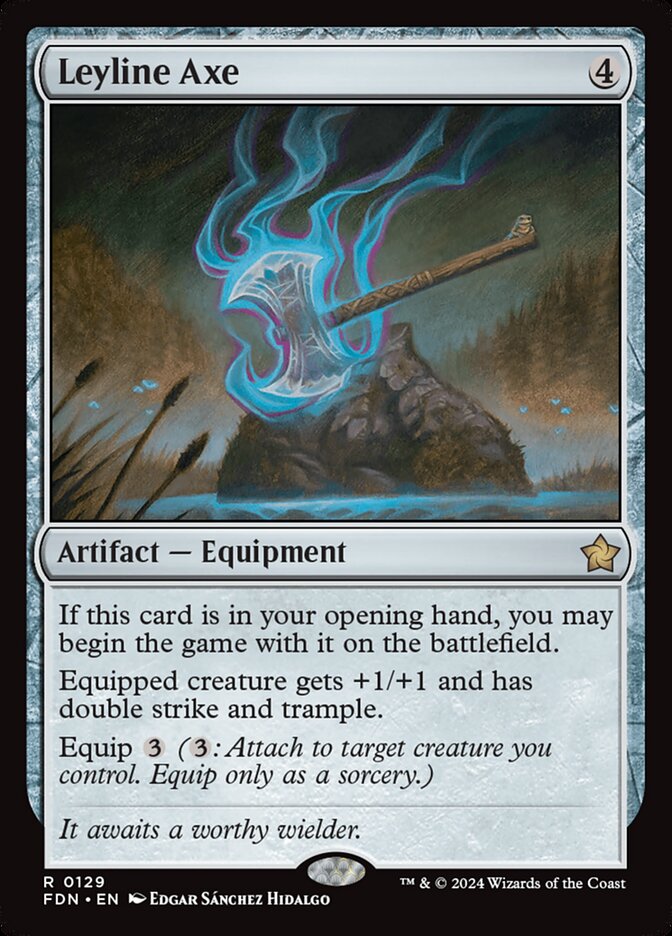 Leyline Axe 129 (Foundations)  | Good Games Cannington