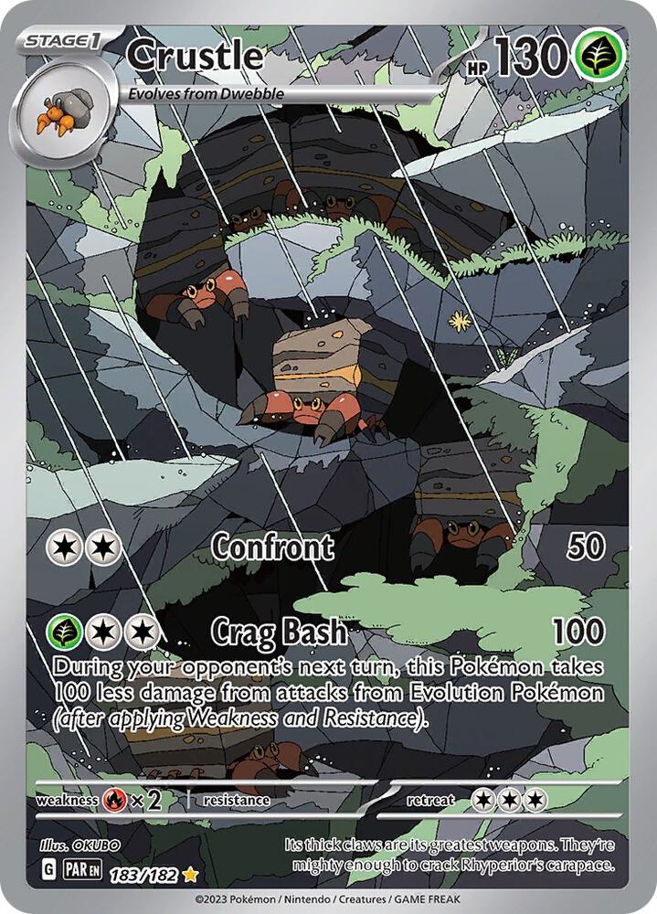 Crustle 183/182 (SV04: Paradox Rift)  - Holofoil | Good Games Cannington