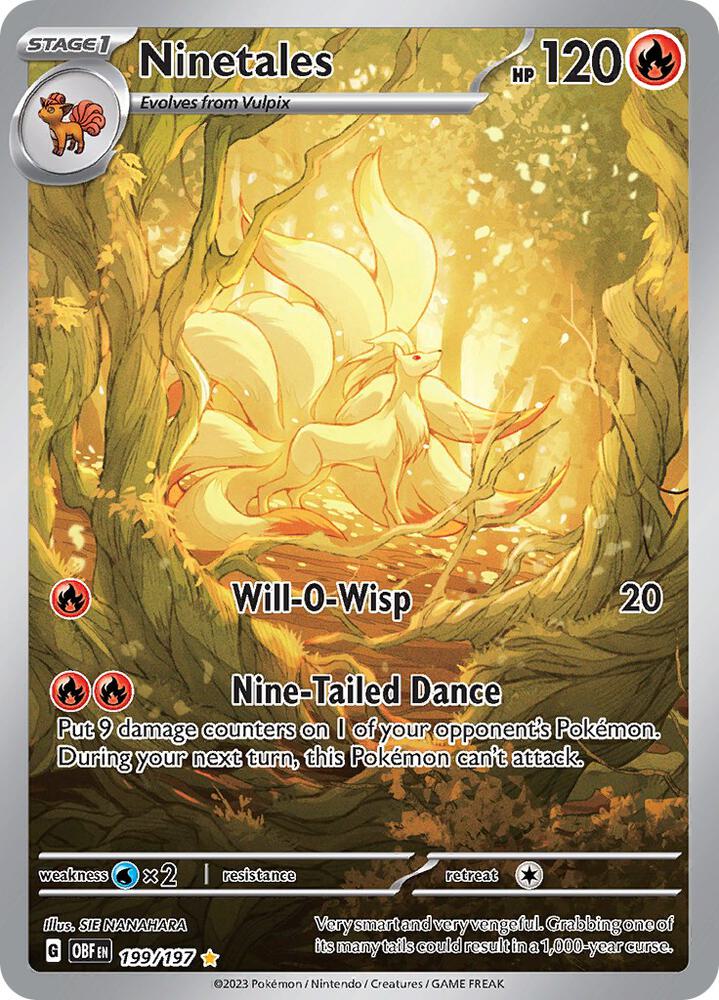 Ninetales 199/197 (SV03: Obsidian Flames)  - Holofoil | Good Games Cannington