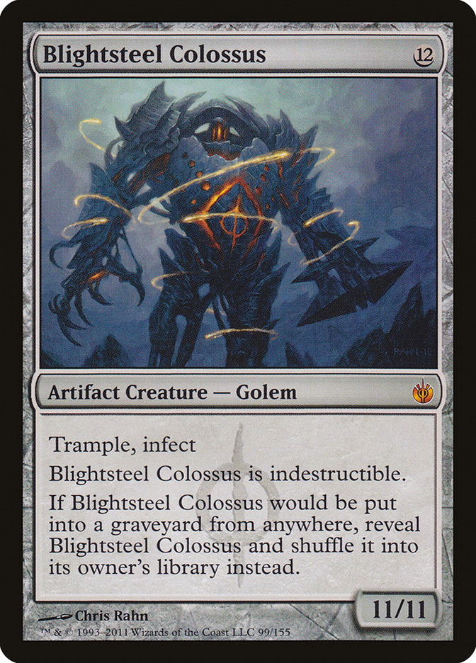 Blightsteel Colossus 99/155 (Mirrodin Besieged)  | Good Games Cannington