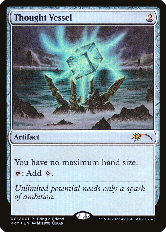 Thought Vessel Bring a Friend Promo 1 (Unique and Miscellaneous Promos)  - Foil | Good Games Cannington
