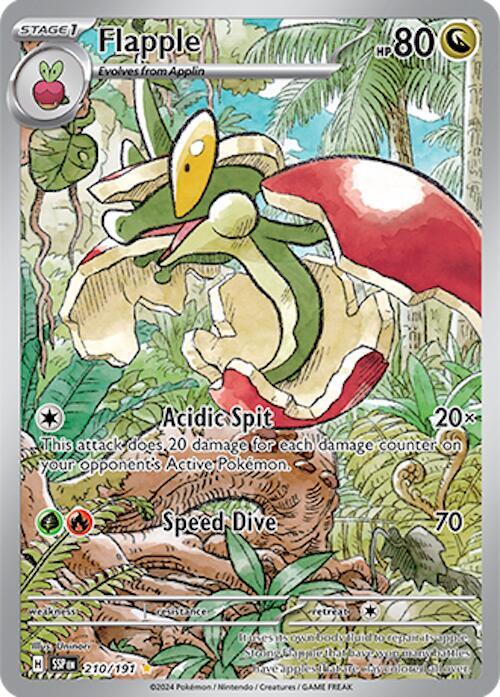 Flapple 210/191 (SV08: Surging Sparks)  - Holofoil | Good Games Cannington