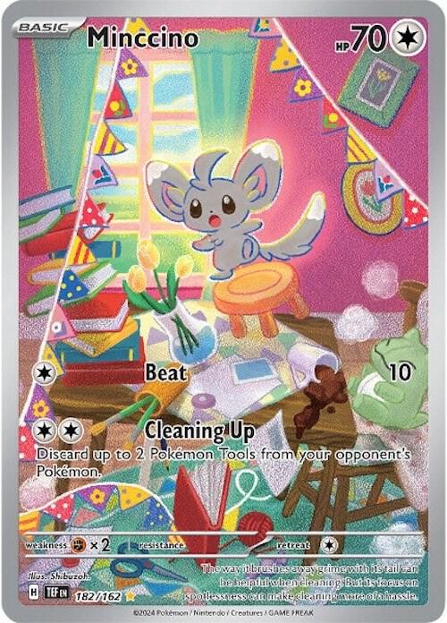 Minccino 182/162 (SV05: Temporal Forces)  - Holofoil | Good Games Cannington