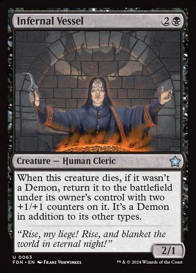 Infernal Vessel 63/291 (Foundations)  | Good Games Cannington