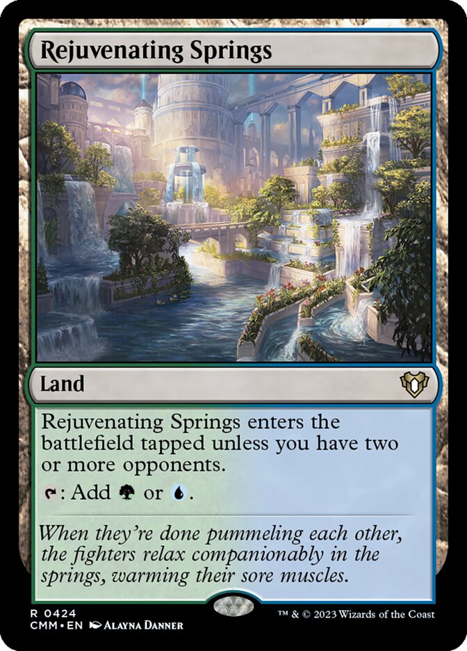 Rejuvenating Springs 424/451 (Commander Masters)  | Good Games Cannington